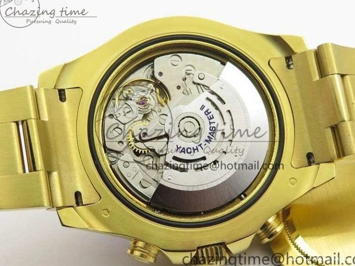 Best AAA Replica Sites Edition 3577 Bracelet II YG On YachtMaster YG Cozy 116688 Ceramic Bezel Best A White 1:1 Blue Dial JF 1224